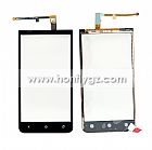 Touch Screen Digitizer HTC HTC One XC Evo 4G  LTE X720D  black