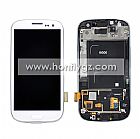 LCD Screen and Digitizer Assembly with Front Housing for Samsung Galaxy S3 I9300 OEM white