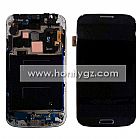 LCD with touch screen & frame & small parts for Samsung Galaxy S4 I9505 Blue