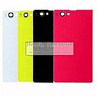 for Sony Xperia Z3 mini back cover battery door BlackHot sell glass back cover housing